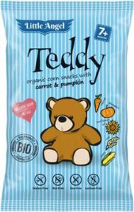 Chrupki kukurydziane mini TEDDY marchew i dynia od 7 miesica bezglutenowe BIO 30 g Little Angel - 2872990688