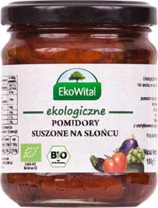 Pomidory suszone na socu w oleju BIO 180 g EkoWital - 2877999025