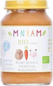 Danie marchewka ziemniak woowina od 5 miesica BIO 190 g MNIAM - 2876284584