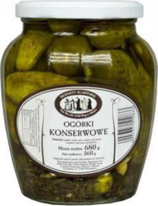 Ogrki konserwowe 680 g / 360 g Produkty Klasztorne - 2878655298