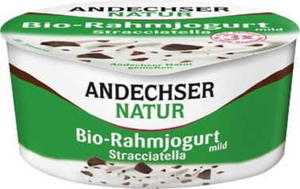 Jogurt kremowy stracciatella 10% BIO 150 g Andechser Natur - 2877325886