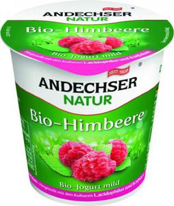Jogurt malinowy 3,7% t. BIO 150 g Andechser - 2877543606