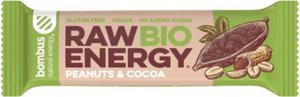 Baton RAW ENERGY BIO orzech ziemny kakao bezglutenowy 50 g Bombus - 2872990986