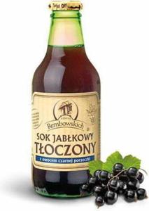 Sok jabkowy toczony z czarn porzeczk 250 ml Rembowscy - 2876578439