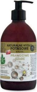 Mydo potasowe Prawdziwe szare ze zotem Au monoatomowym jonowym w pynie 0,5l Mydlarnia Powrt do natury - 2874047240