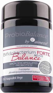 ProbioBalance Bifidobacterium FORTE Balance Mikrokapsukowany probiotyk 5 szczepw 10 mld bakterii 60 kapsuek Aliness - 2876686893