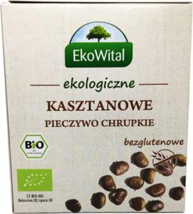 Pieczywo chrupkie kasztanowe bezglutenowe BIO 100 g Ekowital - 2877227746