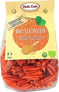 MAKARON (Z CZERWONEJ SOCZEWICY) STROZZAPRETI BEZGLUTENOWY BIO 250 g - DALLA COSTA - 2870380091