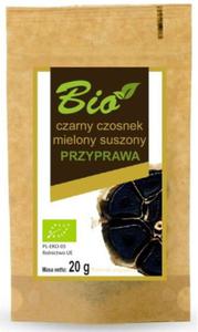 CZARNY CZOSNEK MIELONY SUSZONY BIO 20 g - PRZETWORY Z NATURY - 2861185697