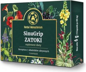 SinoGrip Zatoki 15 kapsuek Herbal Monasterium - 2877325898