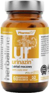 Urinazin z dodatkiem BioPerine 60 kapsuek Vcaps PharmoVit Herballine - 2876284607