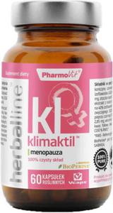 Klimaktil z dodatkiem BioPerine 60 kapsuek Vcaps PharmoVit Herballine - 2874707818