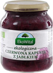 Kapusta czerwona z jabkiem BIO 340 g Ekowital - 2877662147