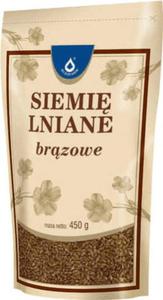 Siemi lniane brzowe 450g Oleofarm - 2873949360