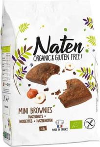 Ciastka brownies z czekolad i orzechami laskowymi bezglutenowe Bio 170 g - Naten - 2877795446