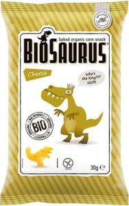 Chrupki kukurydziane Dinozaury o smaku serowym bezglutenowe BIO 30 g Cibi - 2876168636