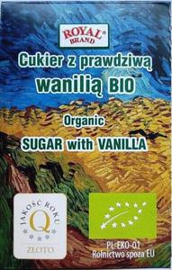 CUKIER WANILIOWY BIO 70 g - ROYAL BRAND - 2870479378