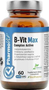 WITAMINA B COMPLEX 60 KAPSUEK 31,2 g - PHARMOVIT (CLEAN LABEL) - 2871767979