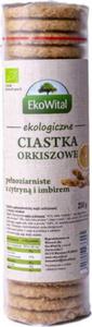 Ciastka orkiszowe penoziarniste z cytryn i imbirem BIO 250 g - 2872991362