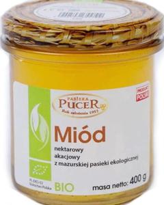 MID NEKTAROWY AKACJOWY BIO 400 g - PASIEKA PUCER - 2876578563