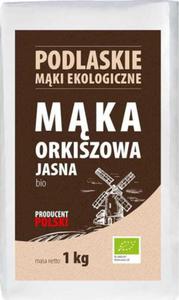 Mka orkiszowa jasna 1kg EKO typ 500 - Podlaskie Mki Ekologiczne - 2873574543