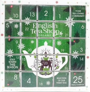 Zestaw herbatek Kalendarz Adwentowy zielony (25x2) 50g English Tea Shop - 2876382820