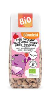 ELKI OWOCOWE BEZ DODATKU CUKRW JABKO - TRUSKAWKA BIO 75 g - BIOMINKI - 2874506414