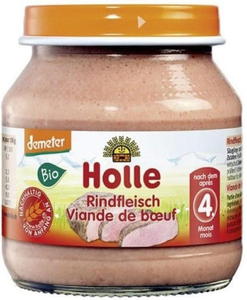 Danie dla niemowlt woowina BIO 125 g - Holle - 2878882576