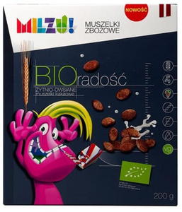 MUSZELKI YTNIO - OWSIANE Z KAKAO "RADO" BIO 200 g - MILZU - 2867900269