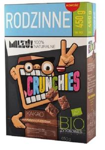 CRUNCHIES YTNIO - OWSIANE Z KAKAO BIO 450 g - MILZU - 2877662325