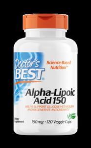 ALA kwas alfa liponowy 150 mg 120 kapsuek Doctor's Best - 2876979469
