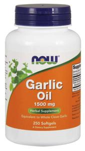 Garlic Oil Olej z Czosnku 3 mg Czosnek 250 kapsuek NOW FOODS - 2872991748