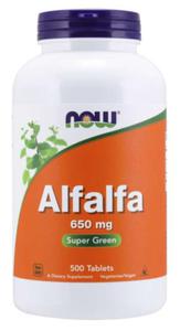 Alfalfa Lucerna Siewna 650 mg 500 tabletek NOW FOODS - 2878655480