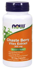 Chaste Berry Vitex Extract 90 kapsuek NOW FOODS - 2867742327