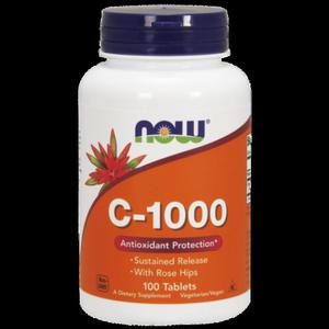 Witamina C 1000 mg o przeduonym uwalnianiu 100 tabletek NOW FOODS - 2876382912