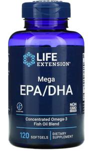 Mega EPA/DHA 120 kapsuek Life Extension - 2876979515