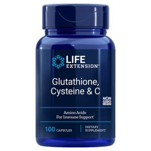 LGlutation i LCysteina i Witamina C 100 kapsuek Life Extension - 2876168843