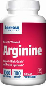 LArginina 1000 mg 100 tabletek JARROW FORMULAS - 2878202364