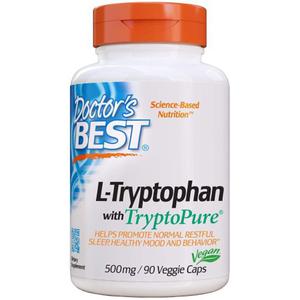 LTryptofan 500 mg 90 kapsuek Doctor's Best - 2877795605