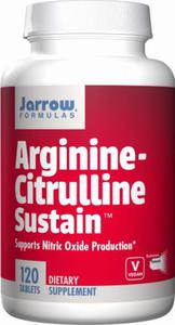 Arginina + Cytrulina Arginine-Citrulline Sustain 120 tabletek JARROW FORMULAS - 2876687142