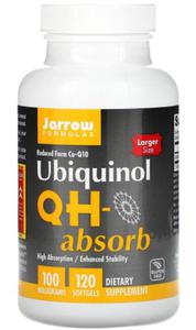 Ubiquinol QH-absorb Koenzym Q10 100 mg 120 kapsuek JARROW FORMULAS - 2878882616