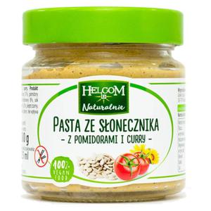 Pasta ze sonecznika z pomidorami i curry Helcom, 190g - 2877892244