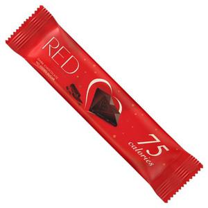 Baton z ciemnej czekolady bez dodatku cukru, tylko 75 kalorii RED Delight, 26g - 2868058713