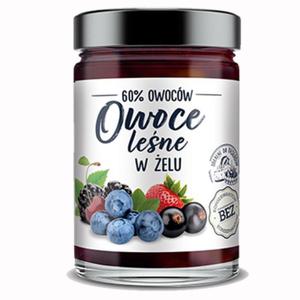 Owoce lene w zelu Helcom 320g - 2868058920