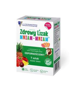 LIZAK MIX SMAKW Z WITAMINAMI NA ODPORNO BEZGLUTENOWY (7 x 6 g) 42 g - STARPHARMA - 2871876468