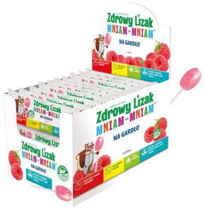 Zdrowy lizak NA GARDO Mniam-Mniam b/c display 40 szt STARPHARMA - 2873431364