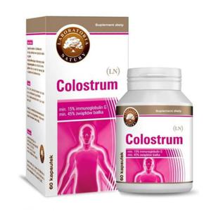 Colostrum 60kaps. LABORATORIA NATURY - 2878347190