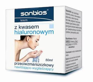 SANBIOS Krem z kwasem hialuronowym 50ml - 2877892256