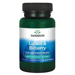 SWANSON Lutein & Bilberry 120sgels. - Luteina i borwka - 2876870869