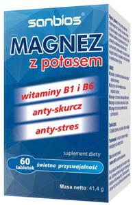 SANBIOS Magnez z potasem 60 tabl. - 2877121532